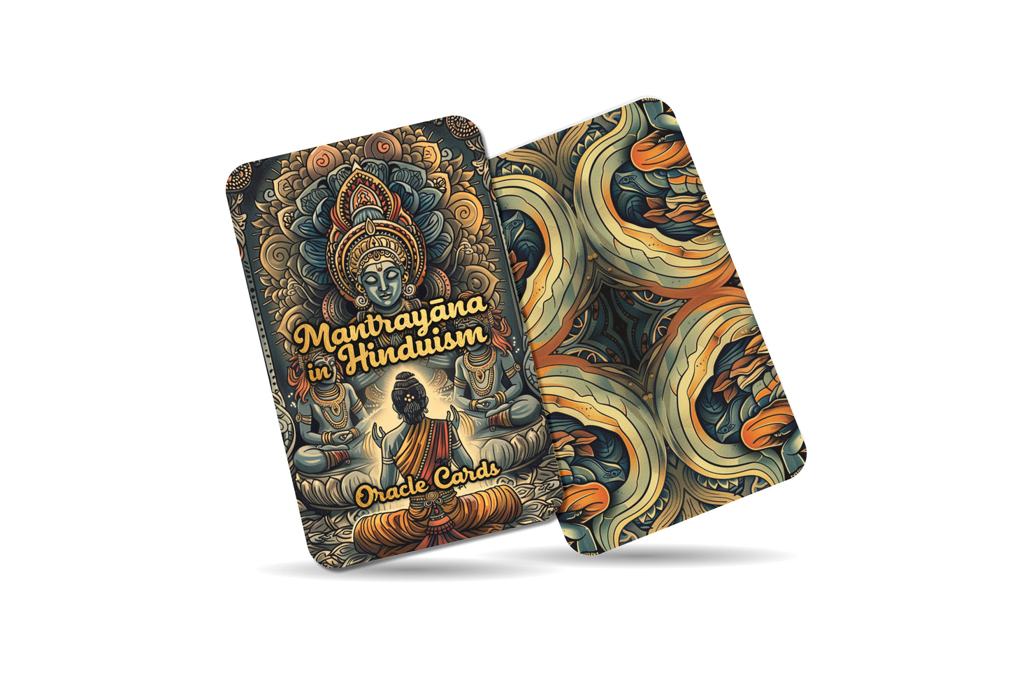 Mantrayāna in Hinduism Oracle Cards - 22 Oracle Cards - Discovering the path of mantras in Hinduism for spiritual elevation.