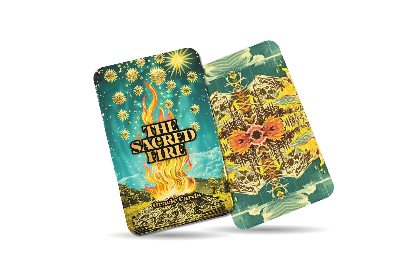 The Sacred Fire Oracle - 22 Oracle Cards - Ignite Passion, Purpose, and Life’s Vital Force