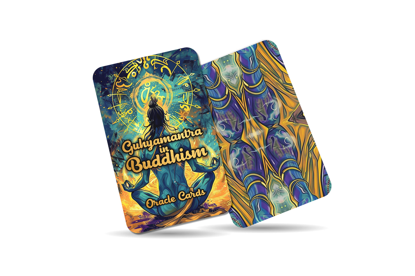 Guhyamantra in Buddhism Oracle Cards - 22 Oracle Cards - Discovering the hidden mantras that unlock deep spiritual truths in Buddhism.