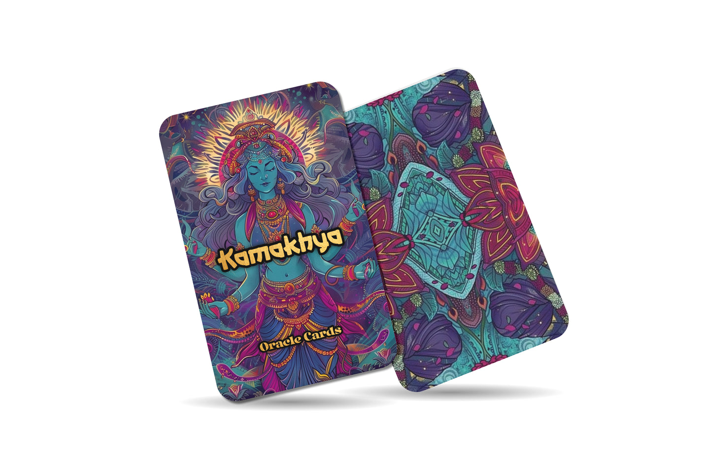 Kamakhya Oracle Cards – 22 Cards Goddess Energy Deck for Feminine Power & Sacred Rituals