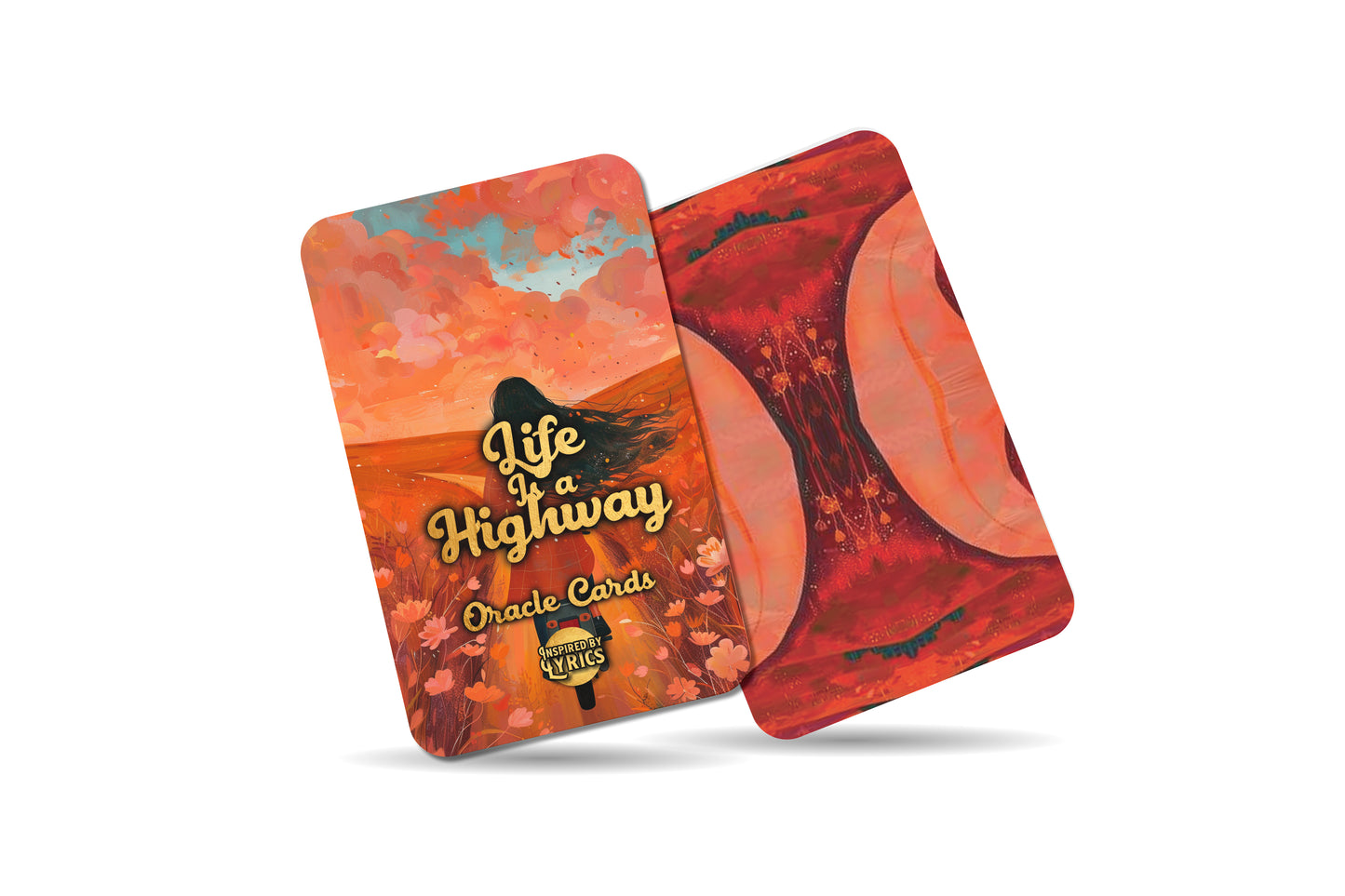 Life Is a Highway Oracle Cards - A unique spiritual journey - Inspired by Lyrics - Mindfulness cards