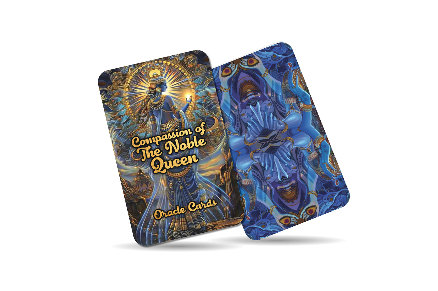 Compassion of The Noble Queen Oracle Cards - 22 Oracle Cards - Inspiring compassion and grace through the wisdom of ancient queens.