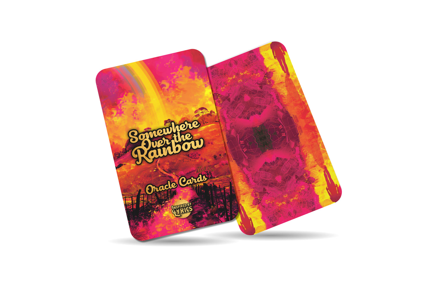 Somewhere Over the Rainbow - Oracle Cards - A unique spiritual journey - Inspired by Lyrics - Mindfulness cards