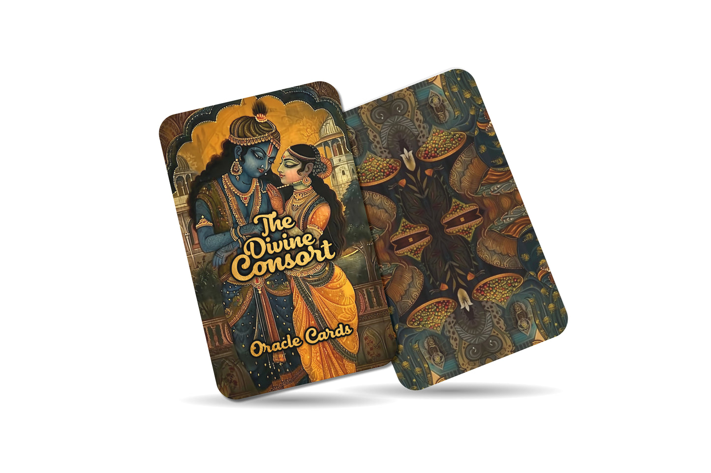 The Divine Consort Oracle Cards - 22 Oracle Cards - Embodying the power of divine partnerships and sacred union.