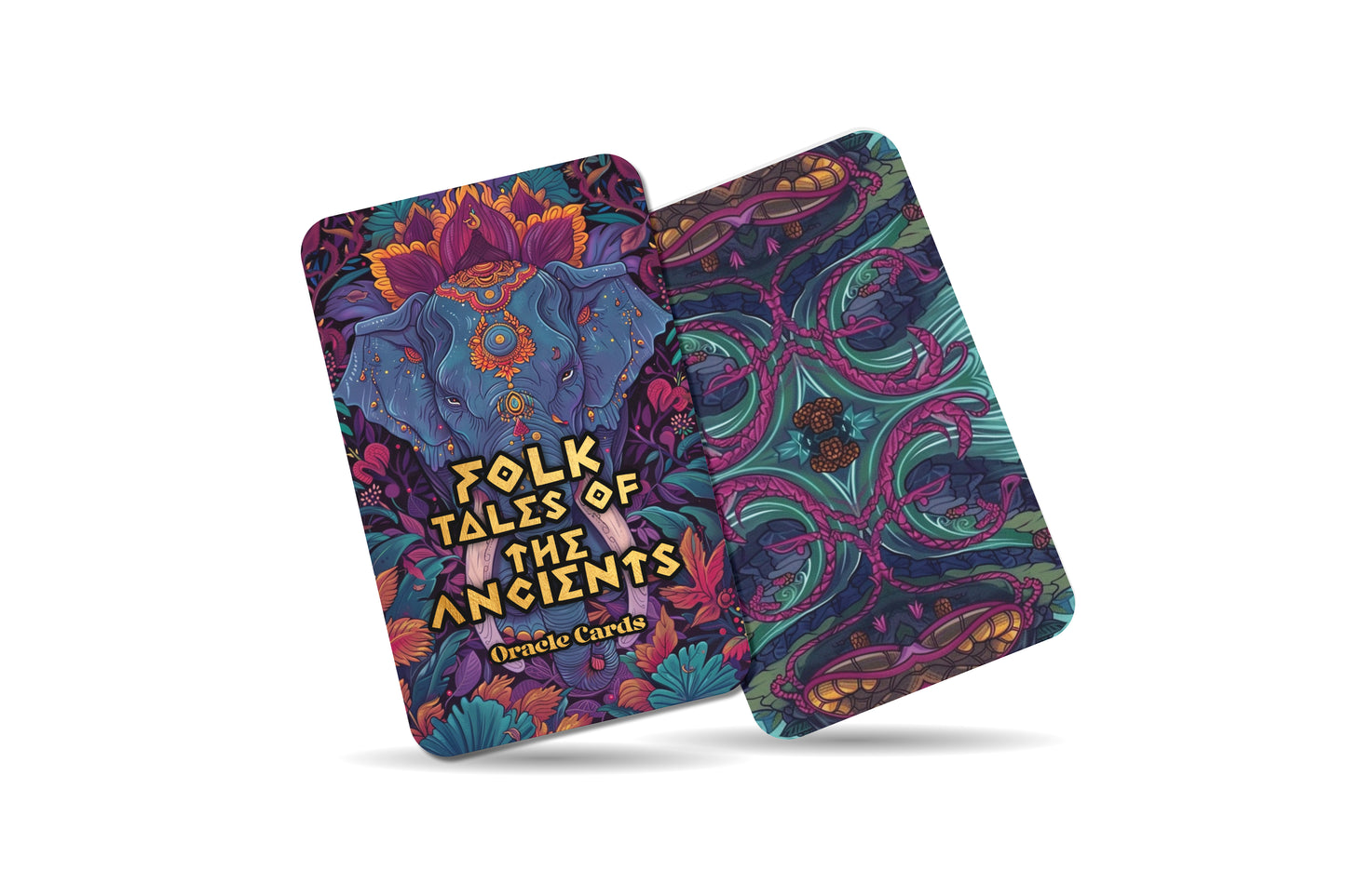 Folk Tales of the Ancients Oracle Cards – 22 Cards Myth & Legend Deck for Spiritual Learning & Ancestral Knowledge