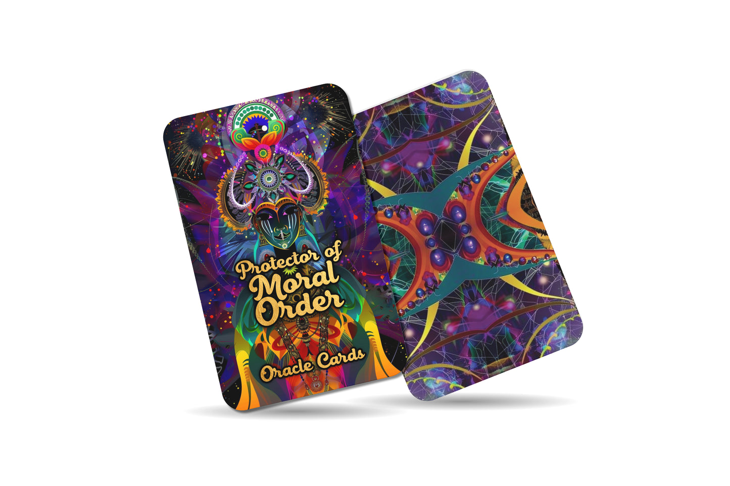 Protector of Moral Order Oracle Cards - 22 Oracle Cards - Defending the cosmic moral order and balance of righteousness.