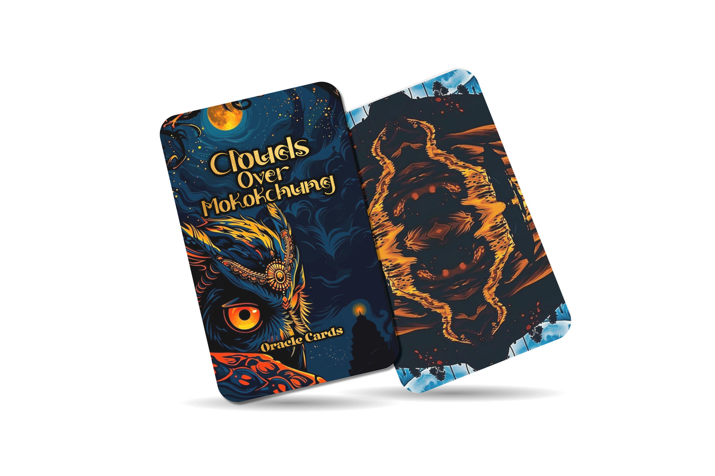 Clouds Over Mokokchung Oracle Cards – 22 Cards Indigenous Wisdom Deck for Clarity & Healing Energy