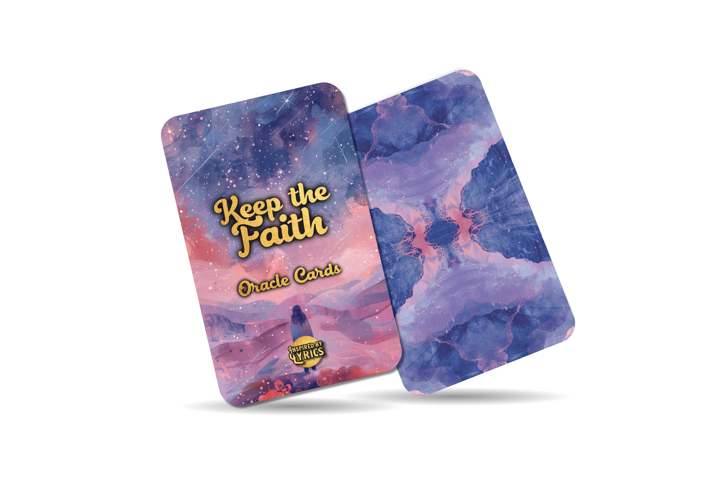 Keep the Faith Oracle Cards - A unique spiritual journey - Inspired by Lyrics - Mindfulness cards