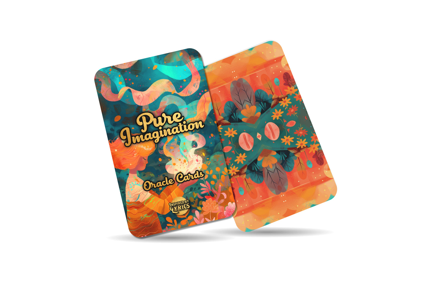 Pure Imagination - Oracle Cards - A unique spiritual journey - Inspired by Lyrics - Mindfulness cards