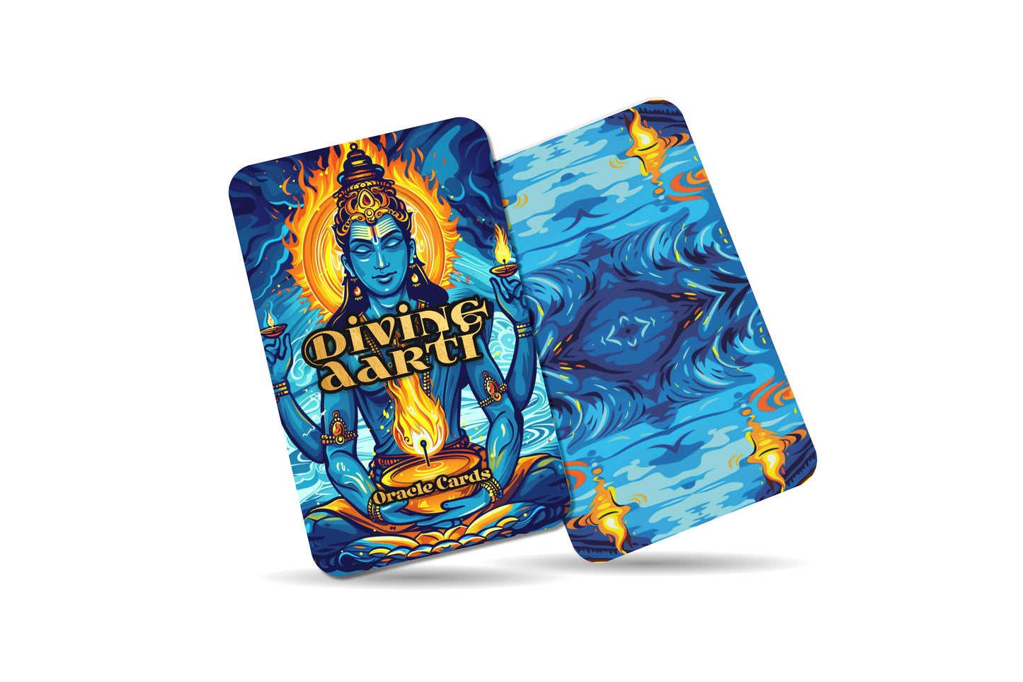 Divine Aarti Oracle Cards – 22 Cards Hindu Ritual Deck for Devotional Practices & Spiritual Connection