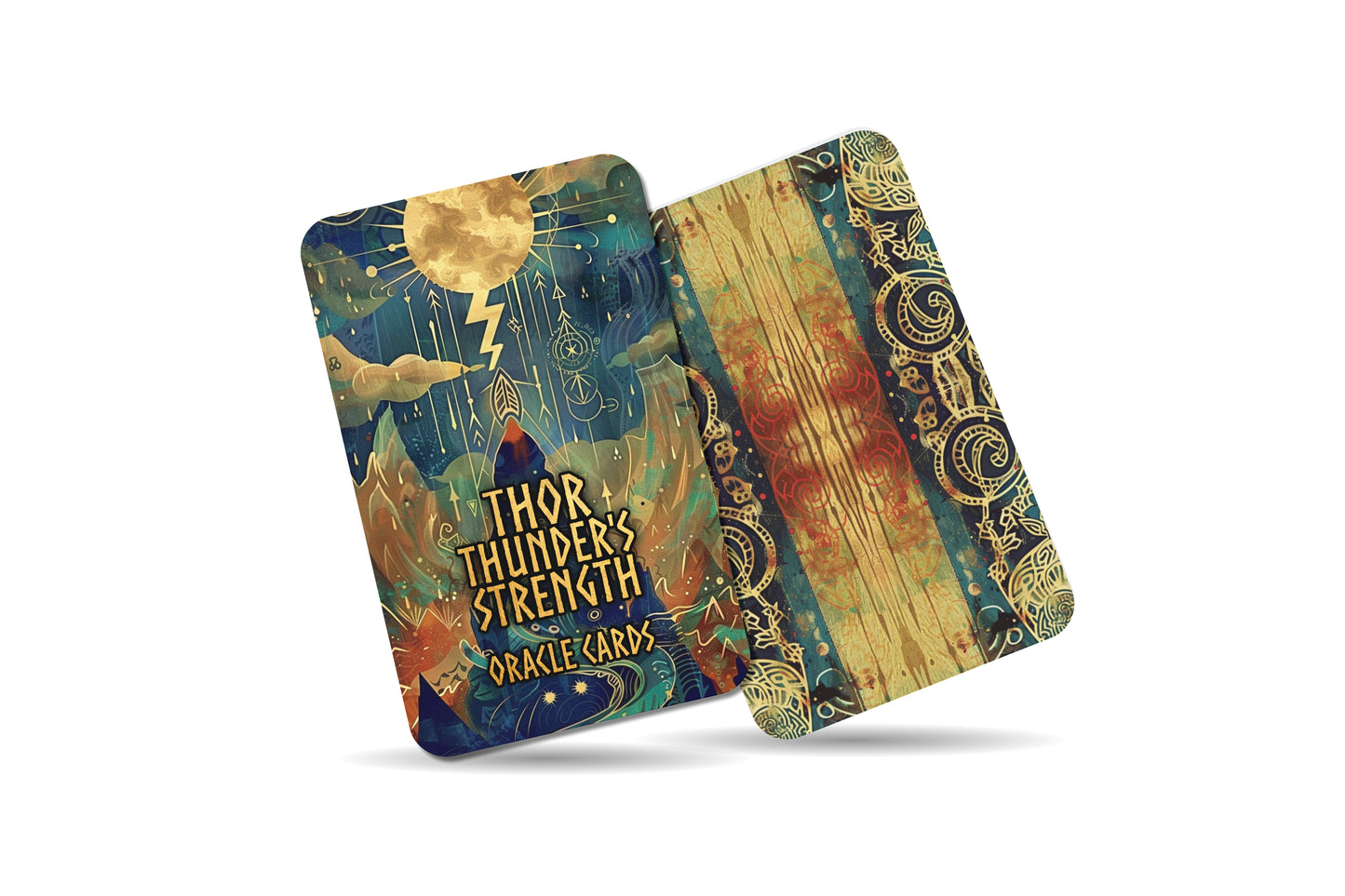 Thor - Thunder's Strength Oracle Deck Cards - Harnessing the formidable power of thunder and resilience