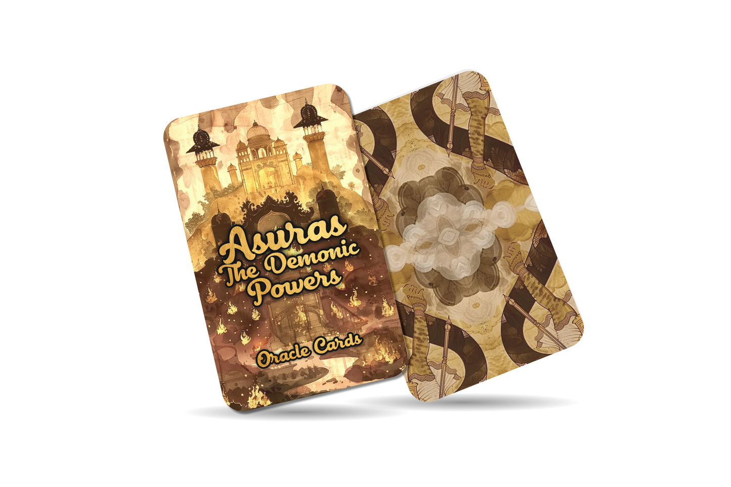 Asuras The Demonic Powers Oracle Cards - 22 Oracle Cards - Exploring the powers of the Asuras and the battle between light and shadow.