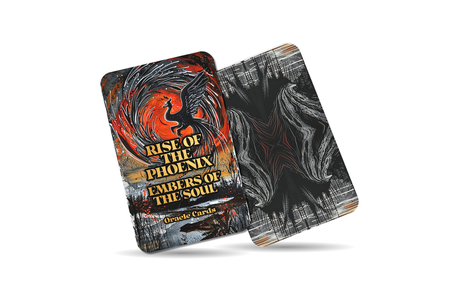 Rise of the Phoenix Oracle – Embers of the Soul - 22 Oracle Cards - Rebirth Through Fire and Renewal