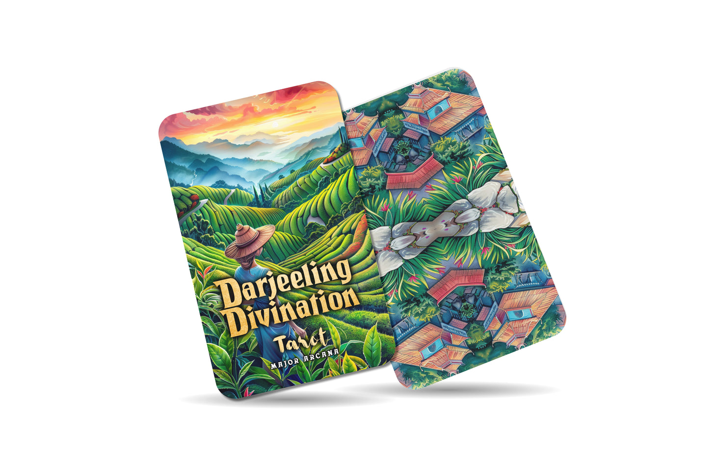 The Darjeeling Divination Tarot - 22 Major Arcana - A unique spiritual journey - Brewing wisdom and insight from the serene hills of Darjeeling.