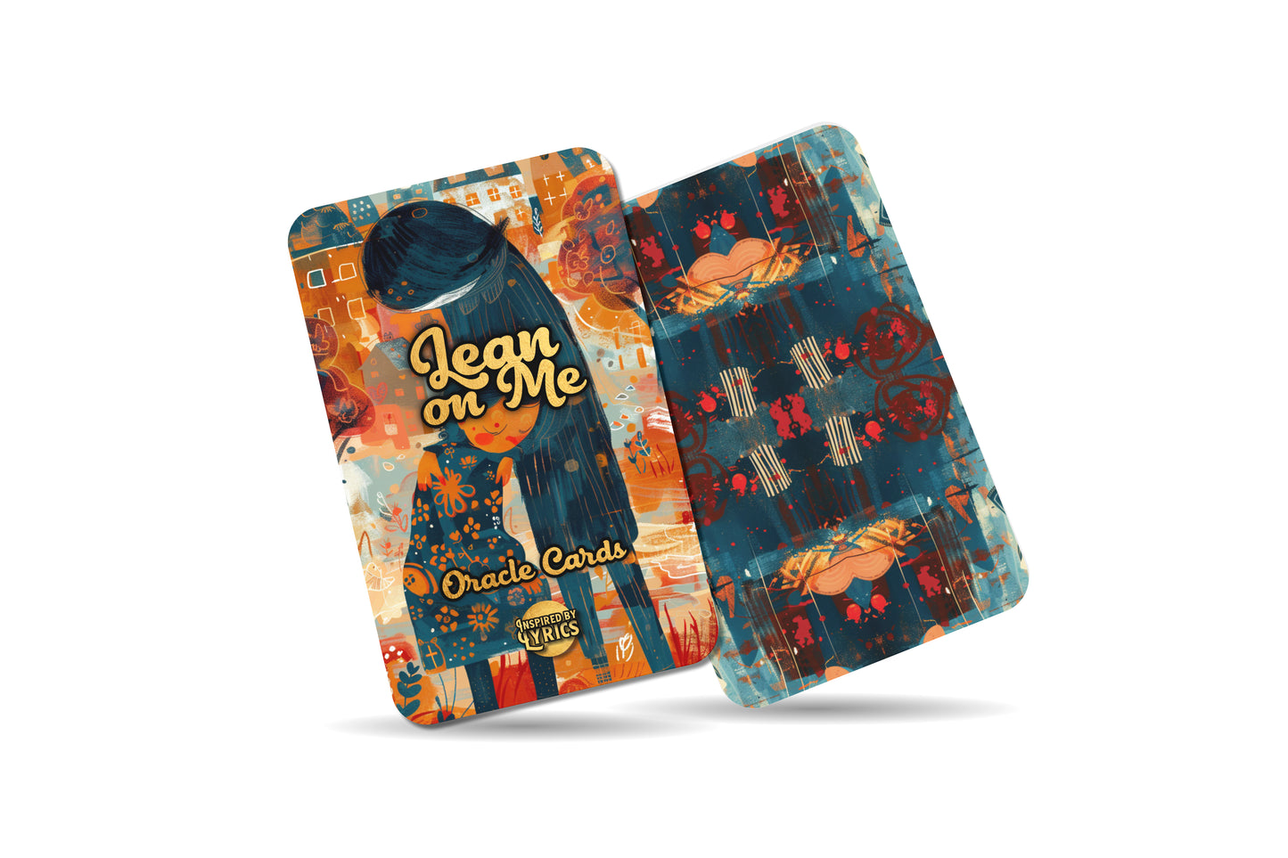 Lean on Me Oracle Cards - A unique spiritual journey - Inspired by Lyrics - Mindfulness cards