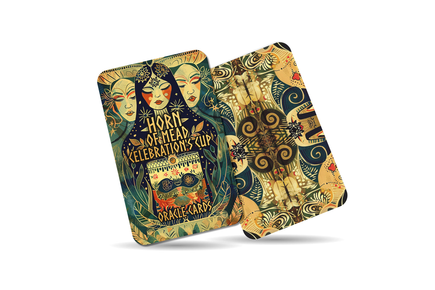 Horn of Mead - Celebration's Cup Oracle Deck Cards - Reveling in the joy and festivity of sharing