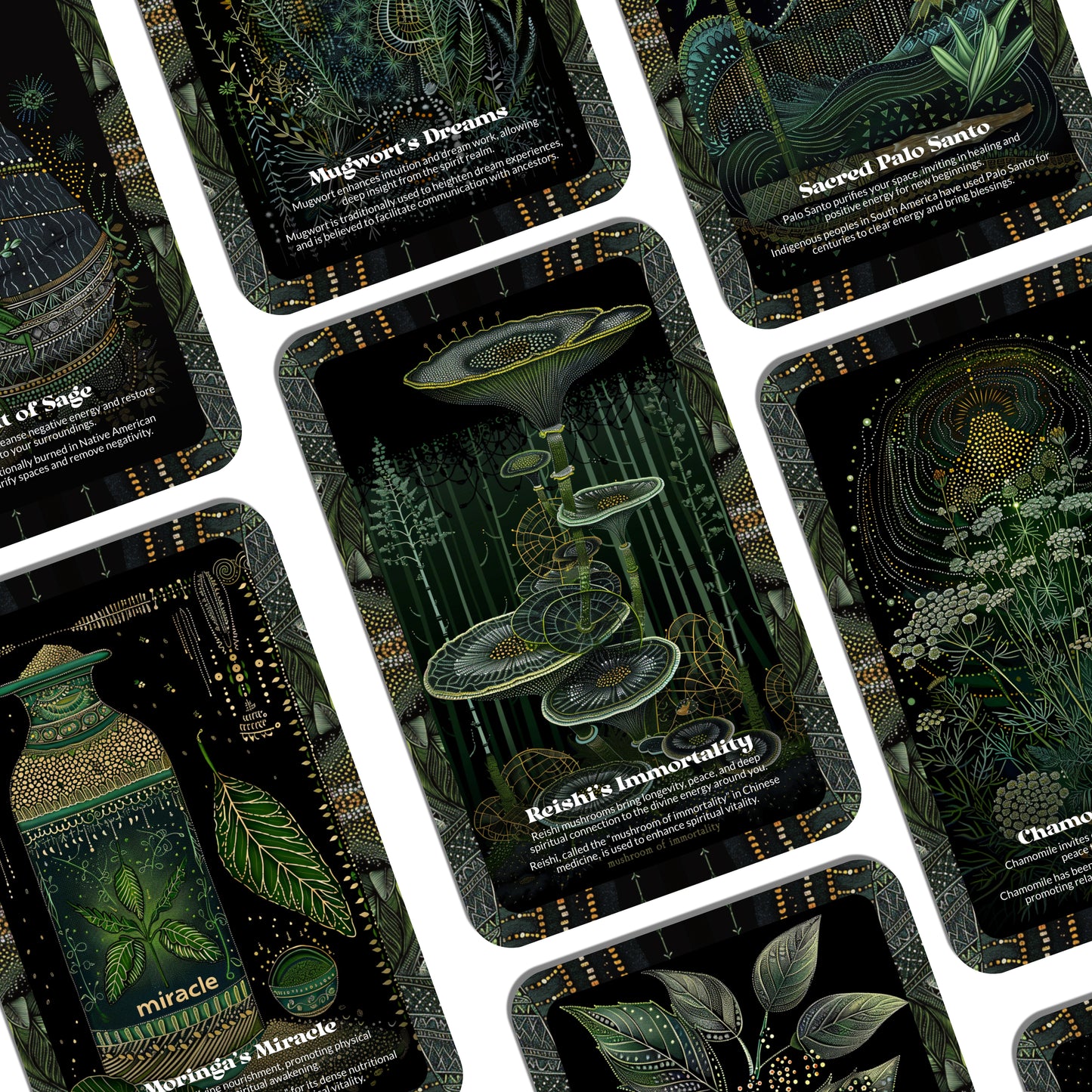 Plant Medicine Wisdom - 22 Oracle Cards - Tapping into nature's healing powers - By Symbolika - Vision Cards - Divination Tool