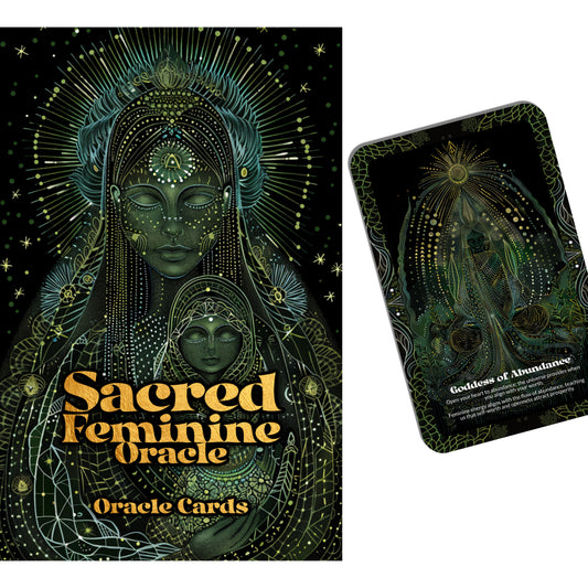 Sacred Feminine Oracle - 22 Oracle Cards - Honoring the divine feminine - By Symbolika - Vision Cards - Divination Tool