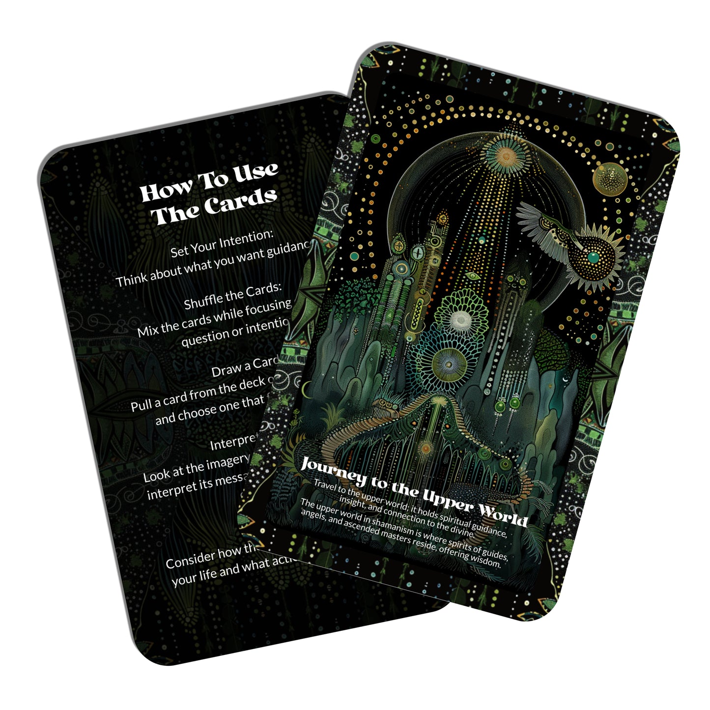 Shamanic Journey Oracle - 22 Oracle Cards - Exploring the shamanic path - By Symbolika - Vision Cards - Divination Tool