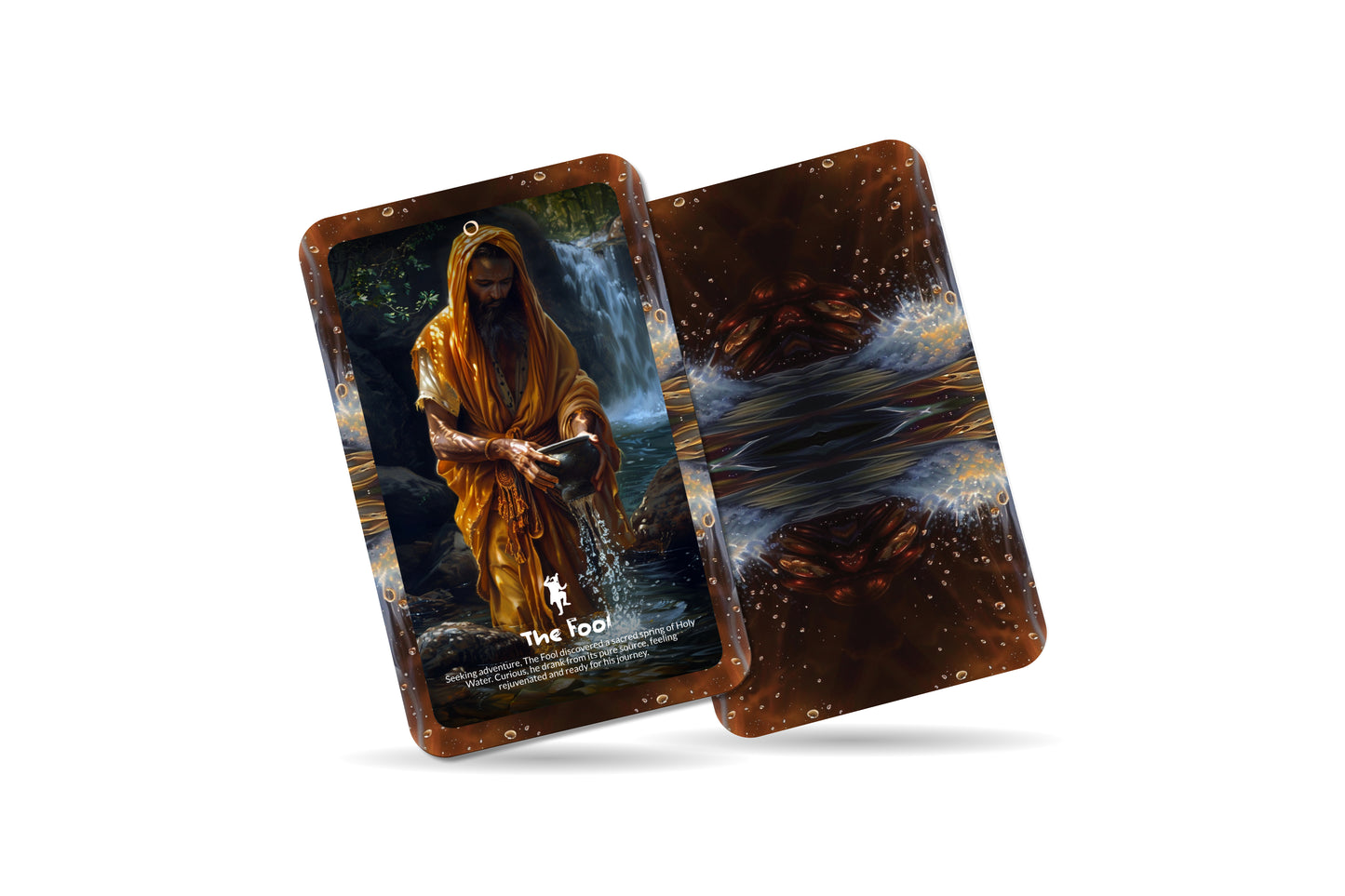 The Holy Water Tarot - 22 Major Arcana - A unique spiritual journey - Purifying the soul through the essence of holy waters.