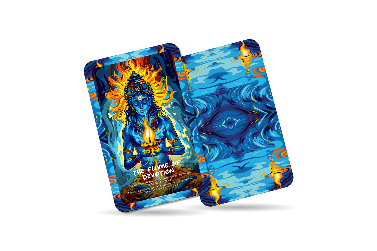 Divine Aarti Oracle Cards – 22 Cards Hindu Ritual Deck for Devotional Practices & Spiritual Connection