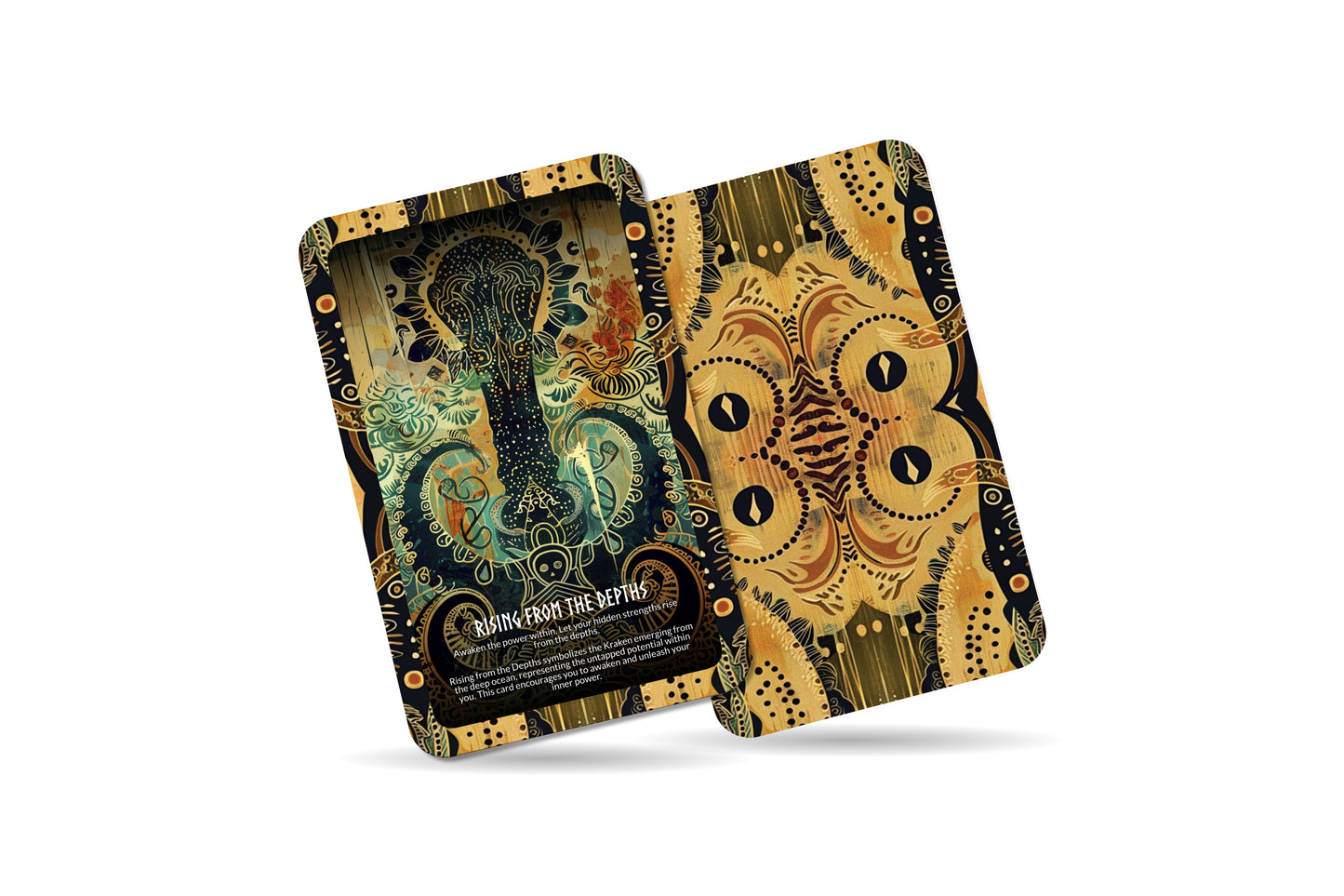 Kraken - Terror of the Deep Oracle Cards - Confronting the fears and depths of the unknown