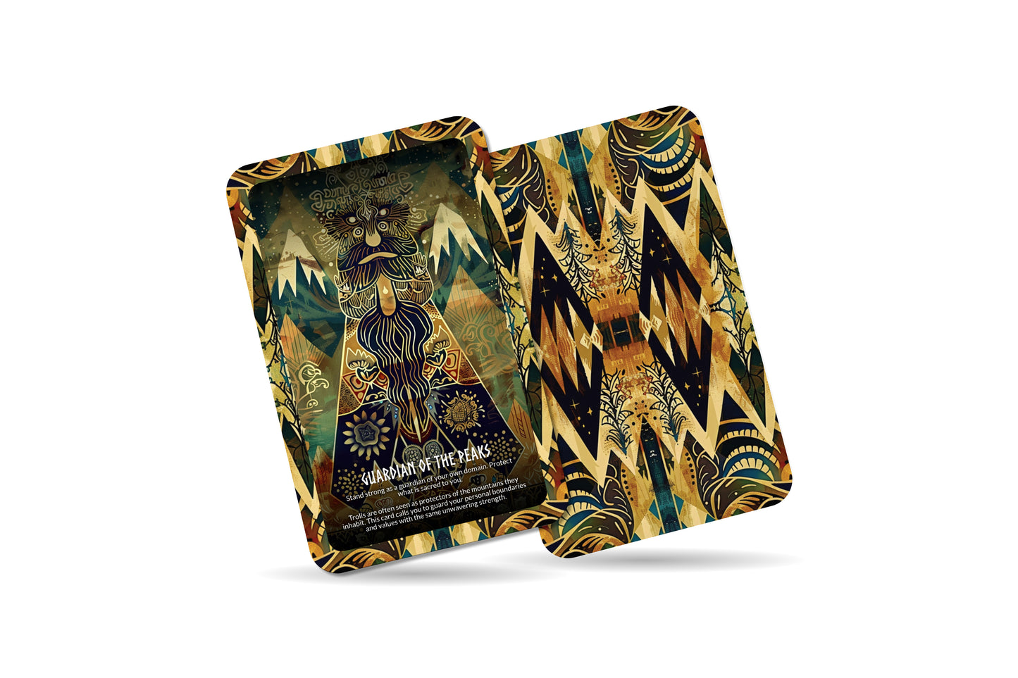 Troll - Mountain Dweller Oracle Deck Cards - Exploring the wisdom and solitude of mountainous terrains