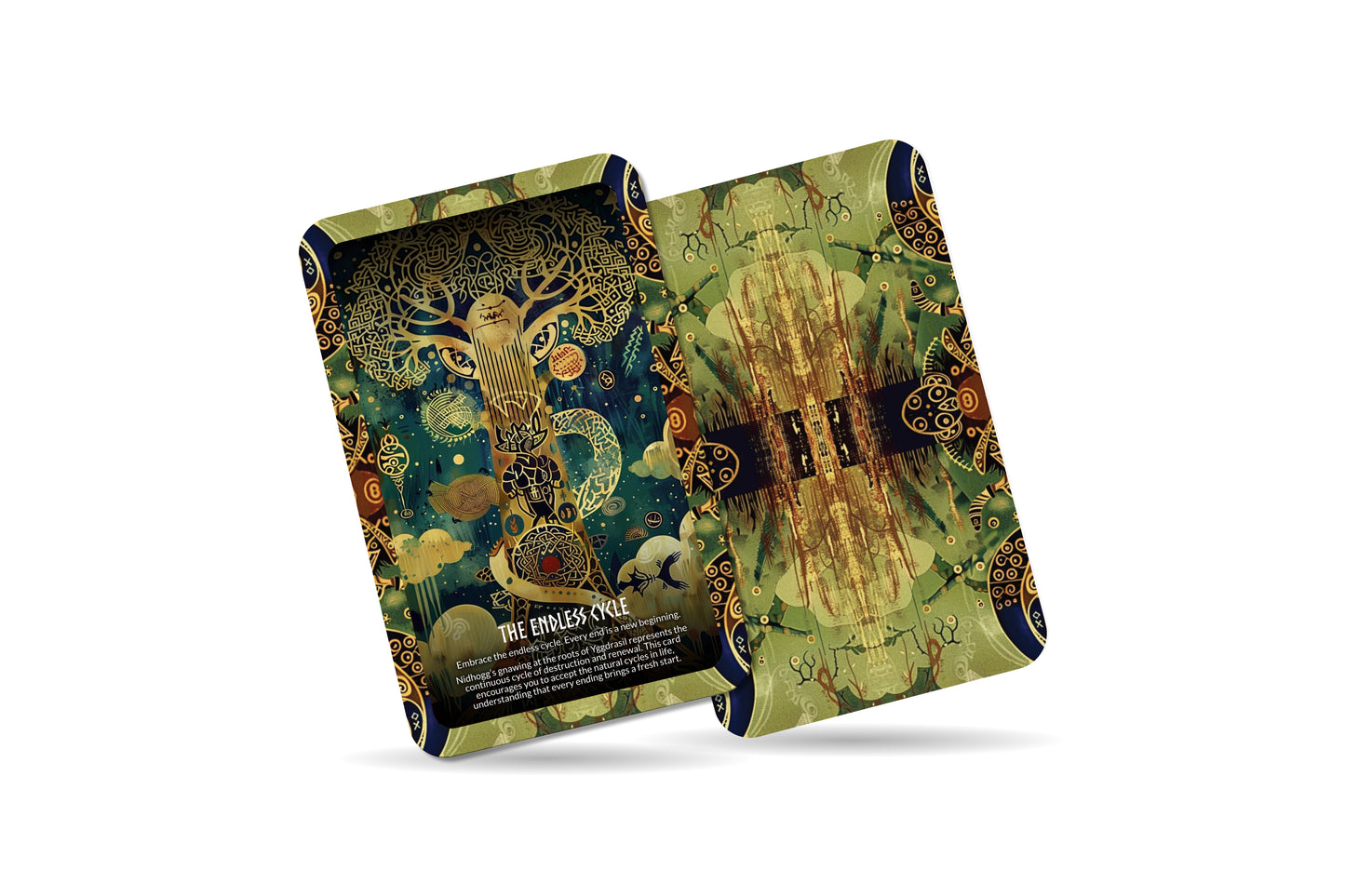 Nidhogg - Root Gnawer Oracle Deck Cards - Delving into the depths to confront and understand the roots of issues