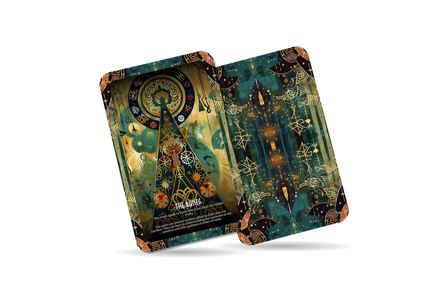 Odin - The Allfather's Wisdom Oracle Deck Cards - Gaining wisdom through the sacrifices of life