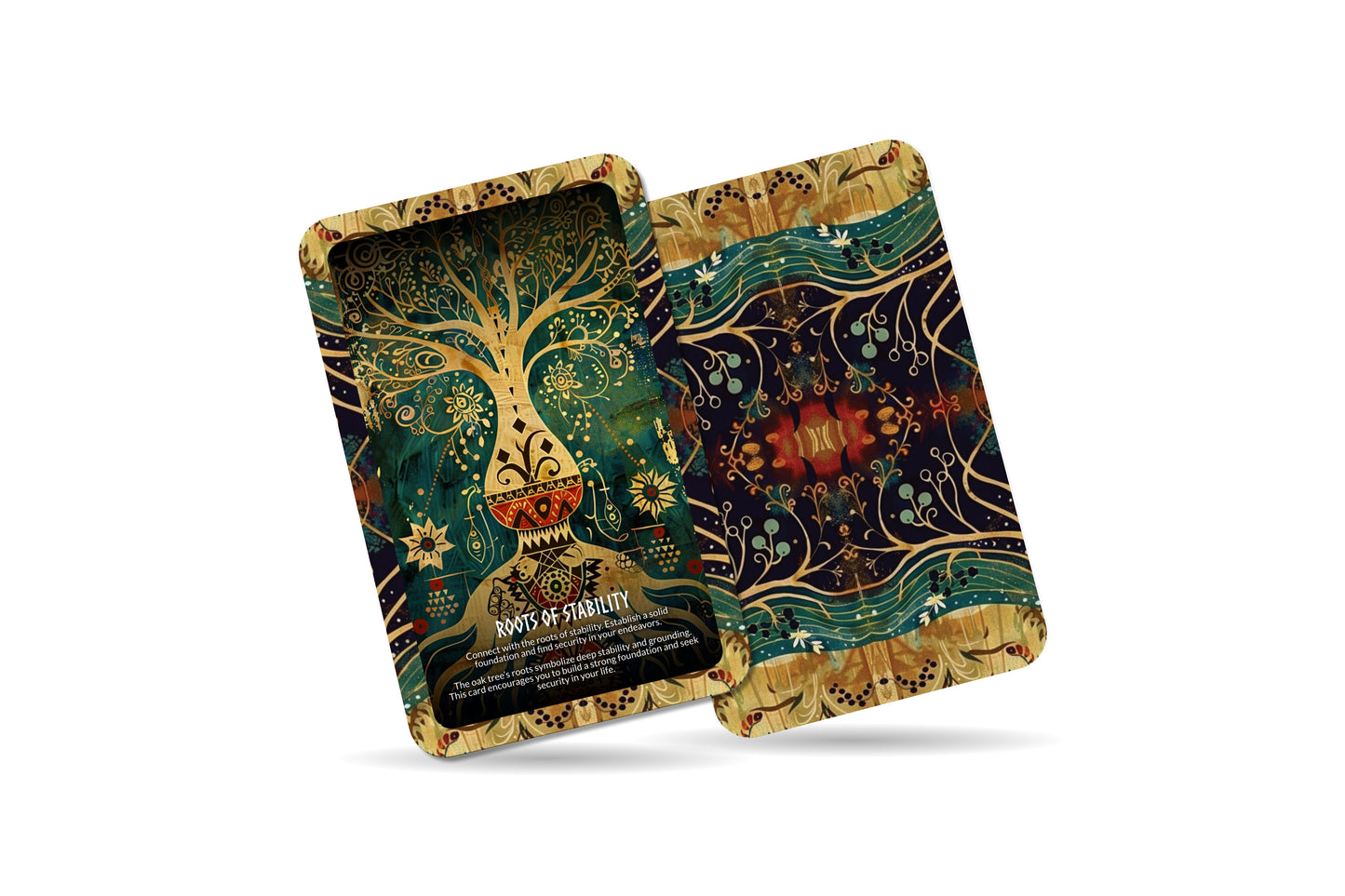 Oak Tree - Pillar of Strength Oracle Deck Cards - Embodying the enduring strength and stability of the oak