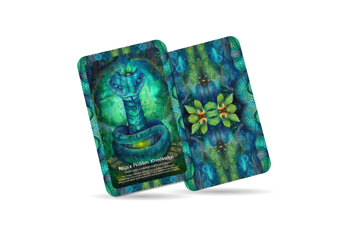 Serpent Wisdom Oracle Cards - 22 Oracle Cards - Tapping into the ancient wisdom of the serpent for transformation and healing.