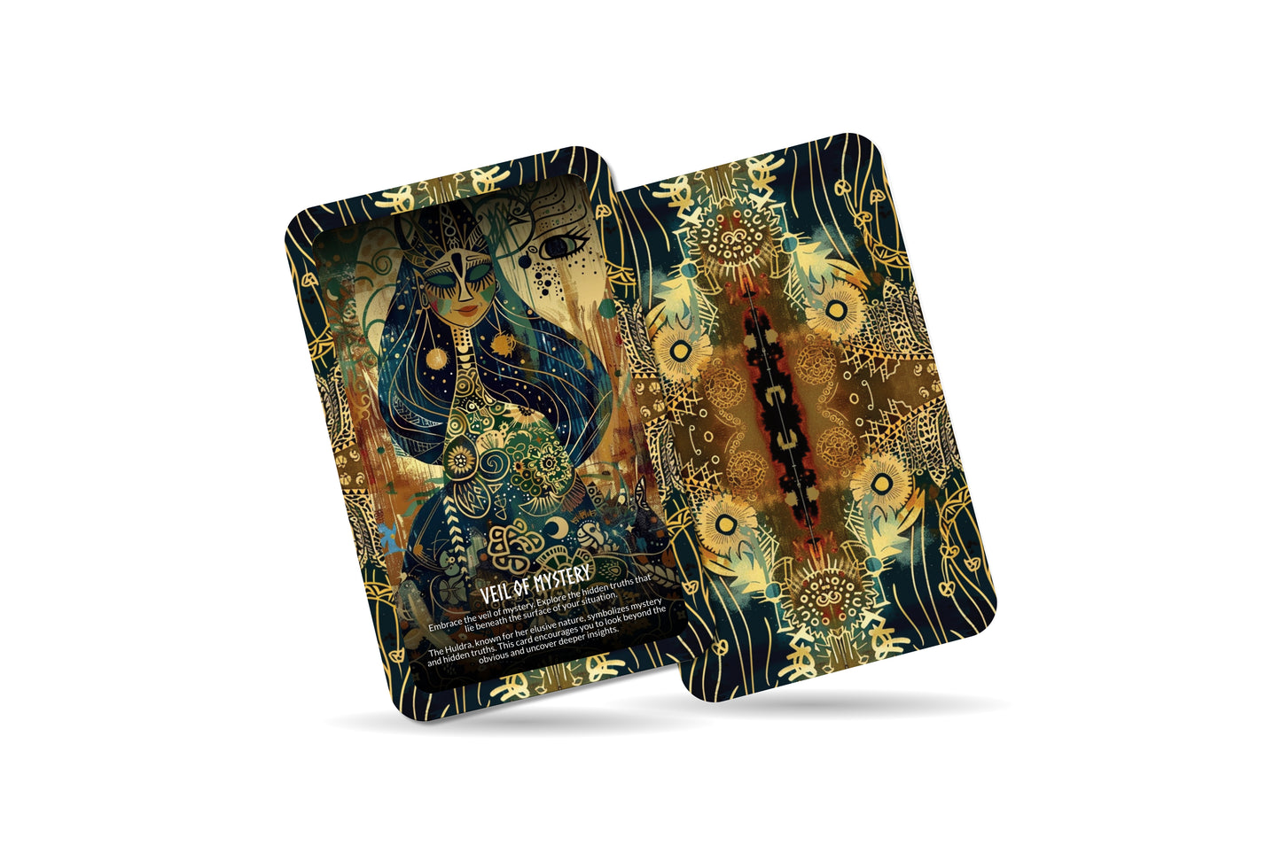 Huldra - Enigmatic Beauty - Oracle Deck Cards - Unveiling the mysteries and allure of the hidden