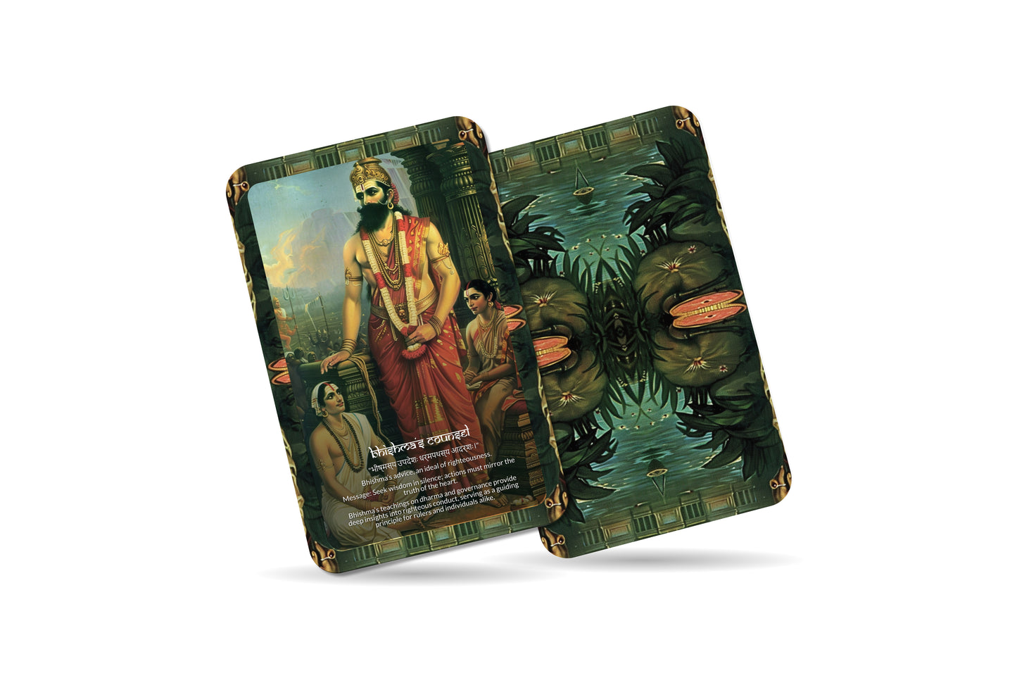 Anushasana Parva Oracle Cards - 22 Cards - Gaining wisdom on duty, discipline, and righteousness through the teachings of Bhishma.