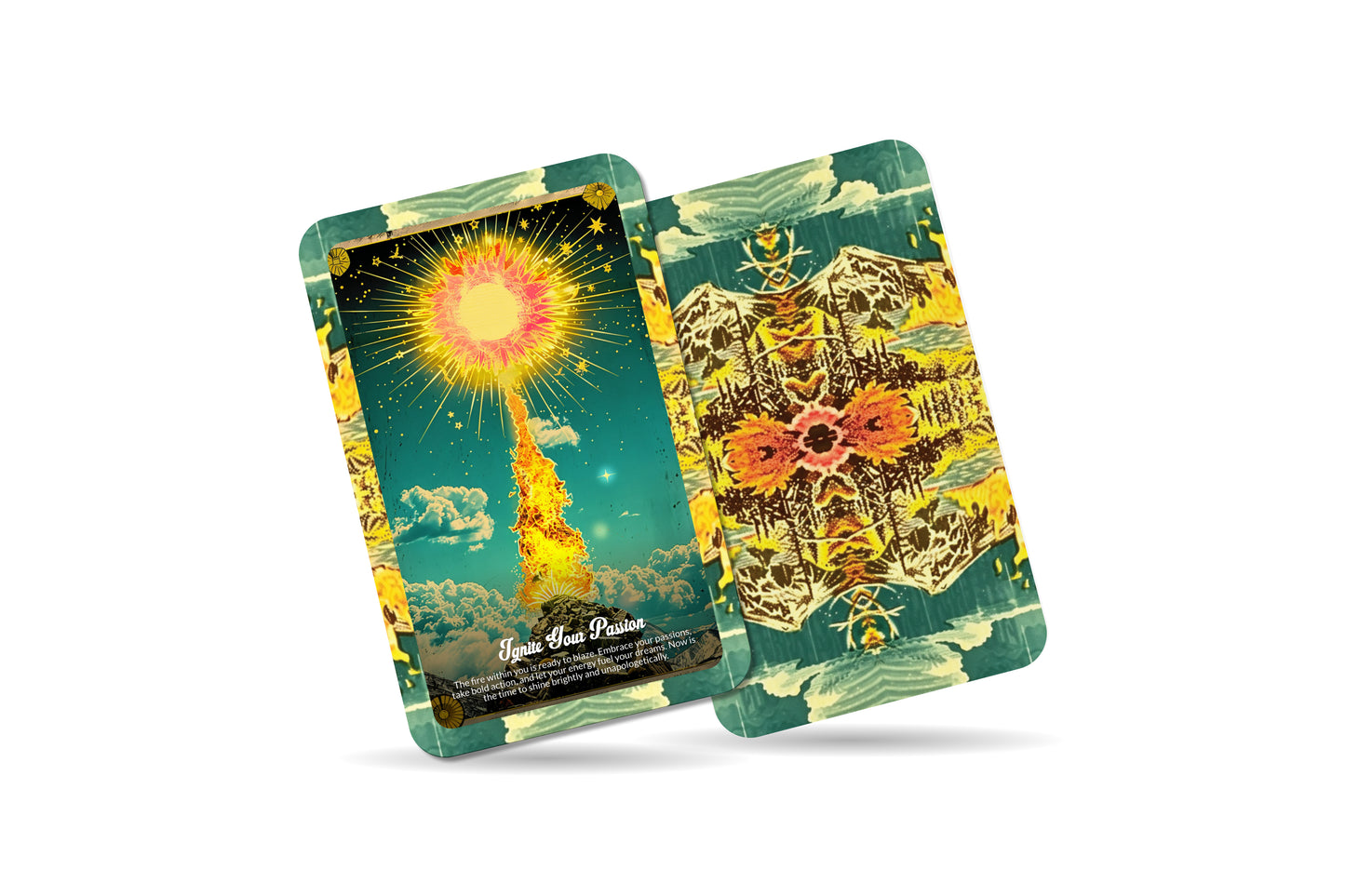 The Sacred Fire Oracle - 22 Oracle Cards - Ignite Passion, Purpose, and Life’s Vital Force