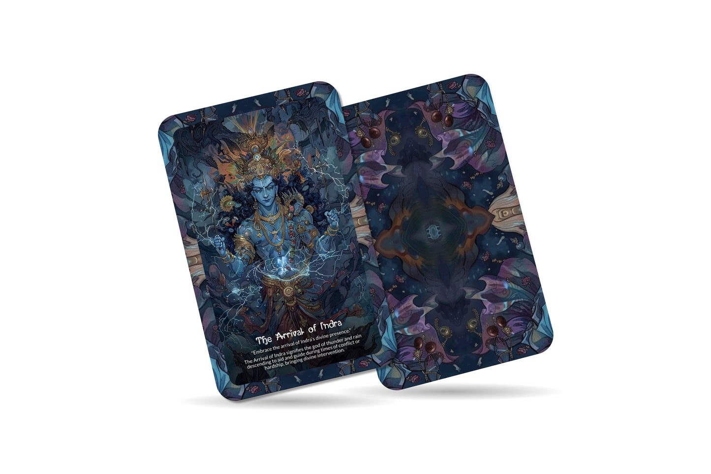 Celestial Guidance of The Storm God Oracle Cards - 22 Oracle Cards - Channeling the power and wisdom of the celestial storm gods.