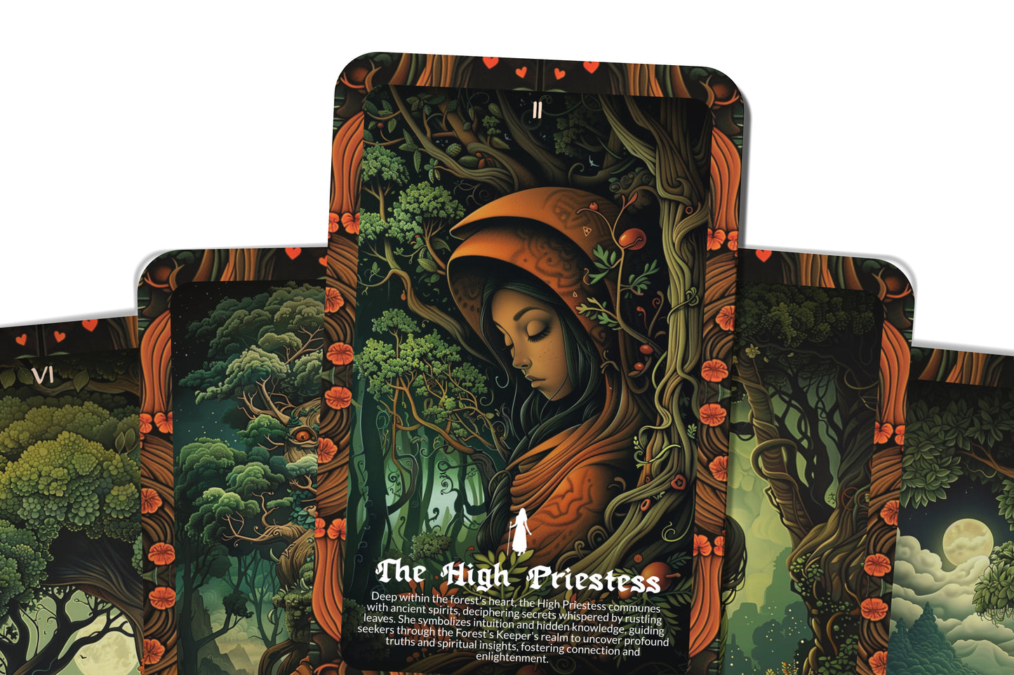 The Forest's Keeper Tarot - 22 Major Arcana - A unique spiritual journey - Protecting and communing with the ancient wisdom of the woods.