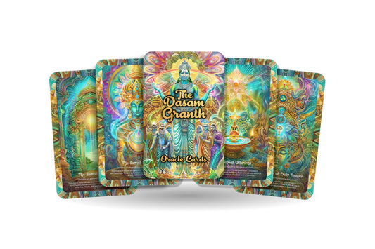 The Dasam Granth Oracle Cards - 22 Oracle Cards - Delving into the sacred teachings of the Dasam Granth for spiritual fortitude.