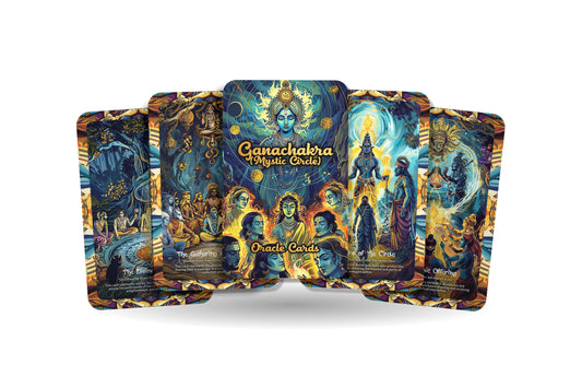 Ganachakra (Mystic Circle) Oracle Cards - 22 Oracle Cards - Unlocking the mystical and spiritual energies of the sacred circle.