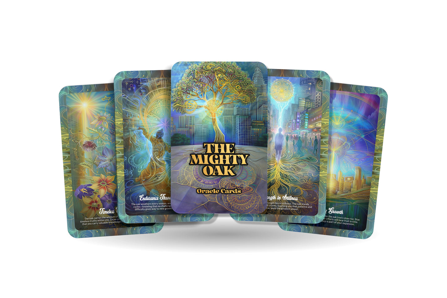 The Mighty Oak Oracle - 22 Oracle Cards - Stand Tall With Strength, Resilience, and Wisdom