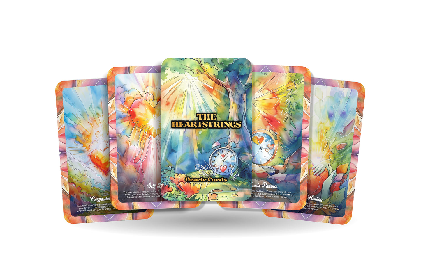 The Heartstrings Oracle - 22 Oracle Cards - Tune Into Love, Healing, and Emotional Depths