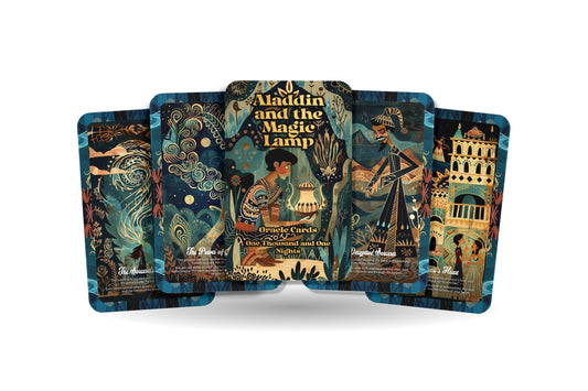 Aladdin and the Magic Lamp - 22 Oracle Cards - Unlock Hidden Treasures of Your Spirit