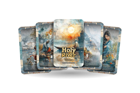 The Holy River Tarot - 22 Major Arcana - A unique spiritual journey - Flowing with the sacred energy of the world's revered rivers.