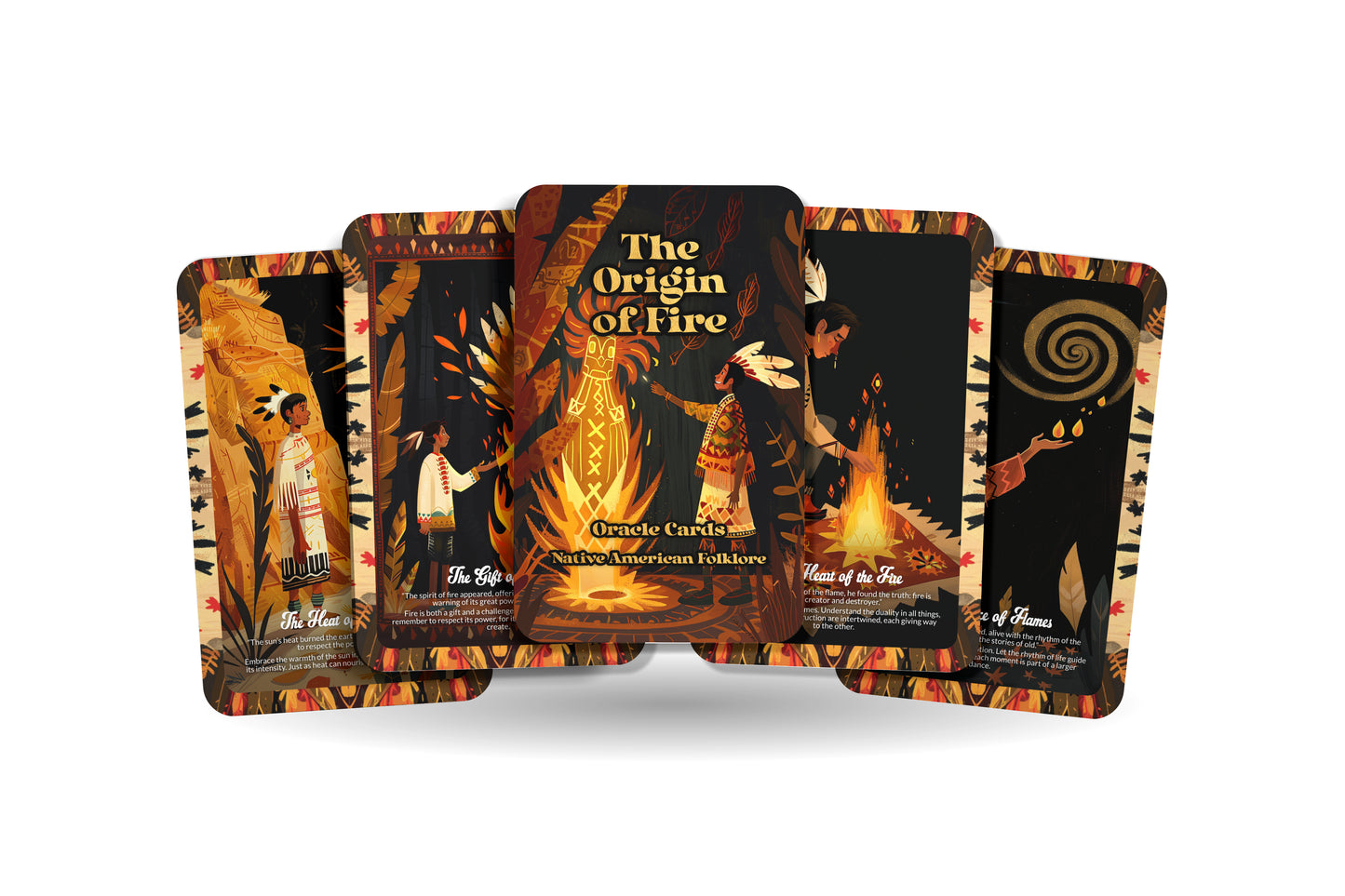 The Origin of Fire - 22 Oracle Cards - Ignite Transformation With Ancient Wisdom