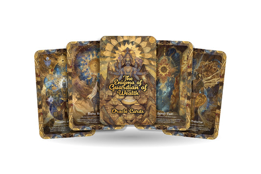 The Enigma of Guardian of Wealth Oracle Cards - 22 Oracle Cards - Discovering the mysteries and blessings of the divine guardian of wealth.