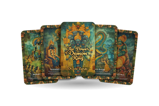 The Power of Demon King Oracle Cards - 22 Oracle Cards - Exploring the strength and lessons of the demon kings in mythology.