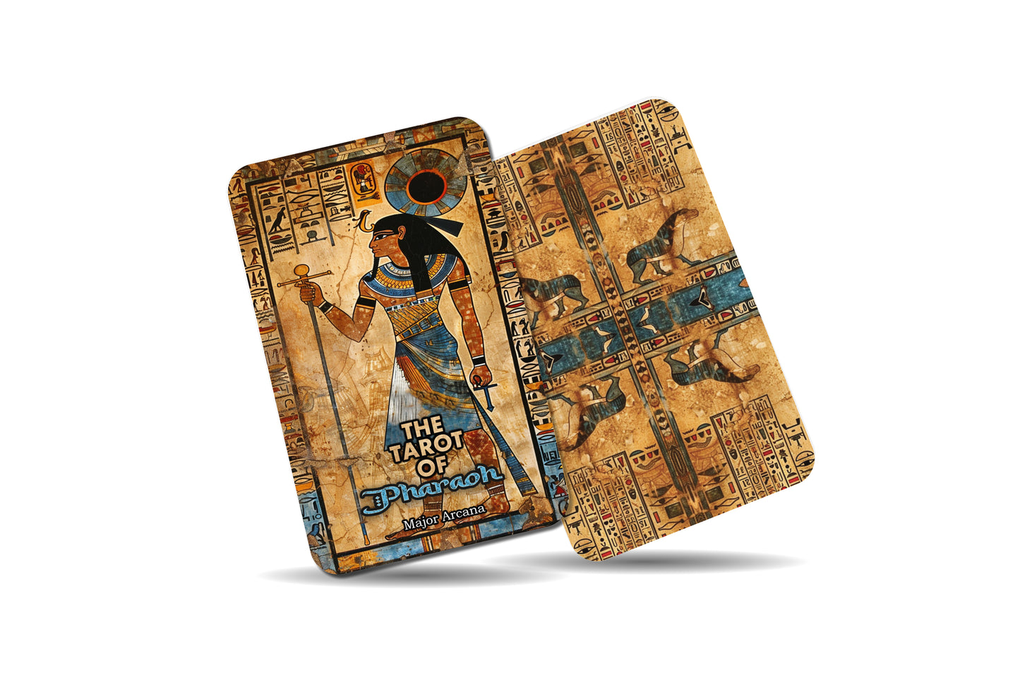 The Tarot of Pharaoh - 22 Major Arcana - A unique spiritual journey - Ruling with divine authority and uncovering ancient Egyptian mysteries.