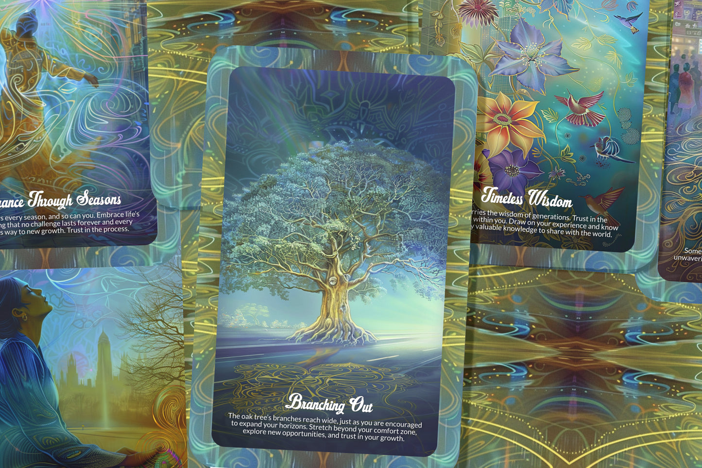 The Mighty Oak Oracle - 22 Oracle Cards - Stand Tall With Strength, Resilience, and Wisdom