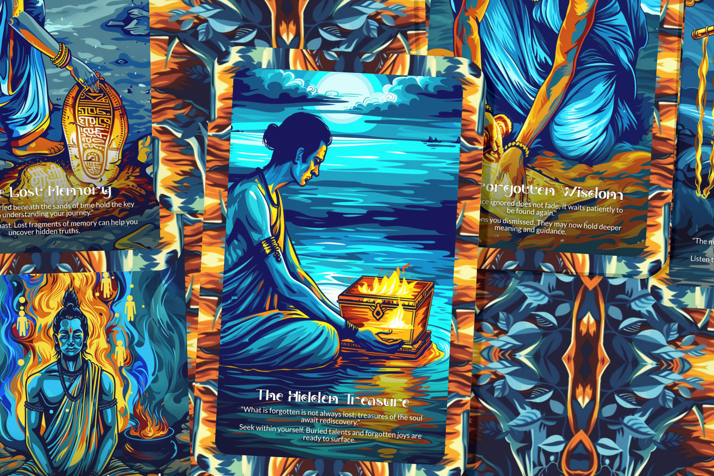 Echoes of the Forgotten Oracle Cards – 22 Cards Past Life & Memory Deck for Deep Soul Insights