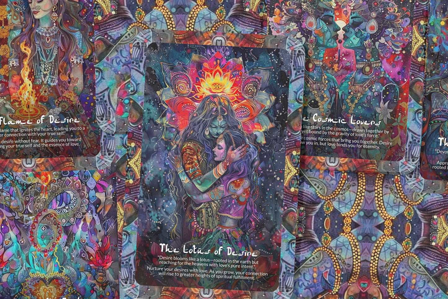 Lust and Love Oracle Cards – 22 Cards Relationship & Passion Deck for Love Readings & Deep Connection