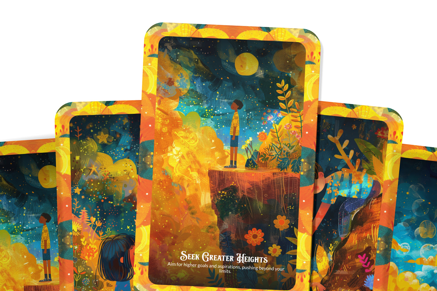 Higher Ground Oracle Cards - A unique spiritual journey - Inspired by Lyrics - Mindfulness cards